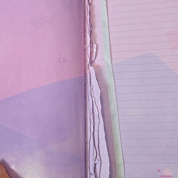 Footprints journal As Is hardcover Inspiration Book jot notes pink color pages - Picture 9 of 16